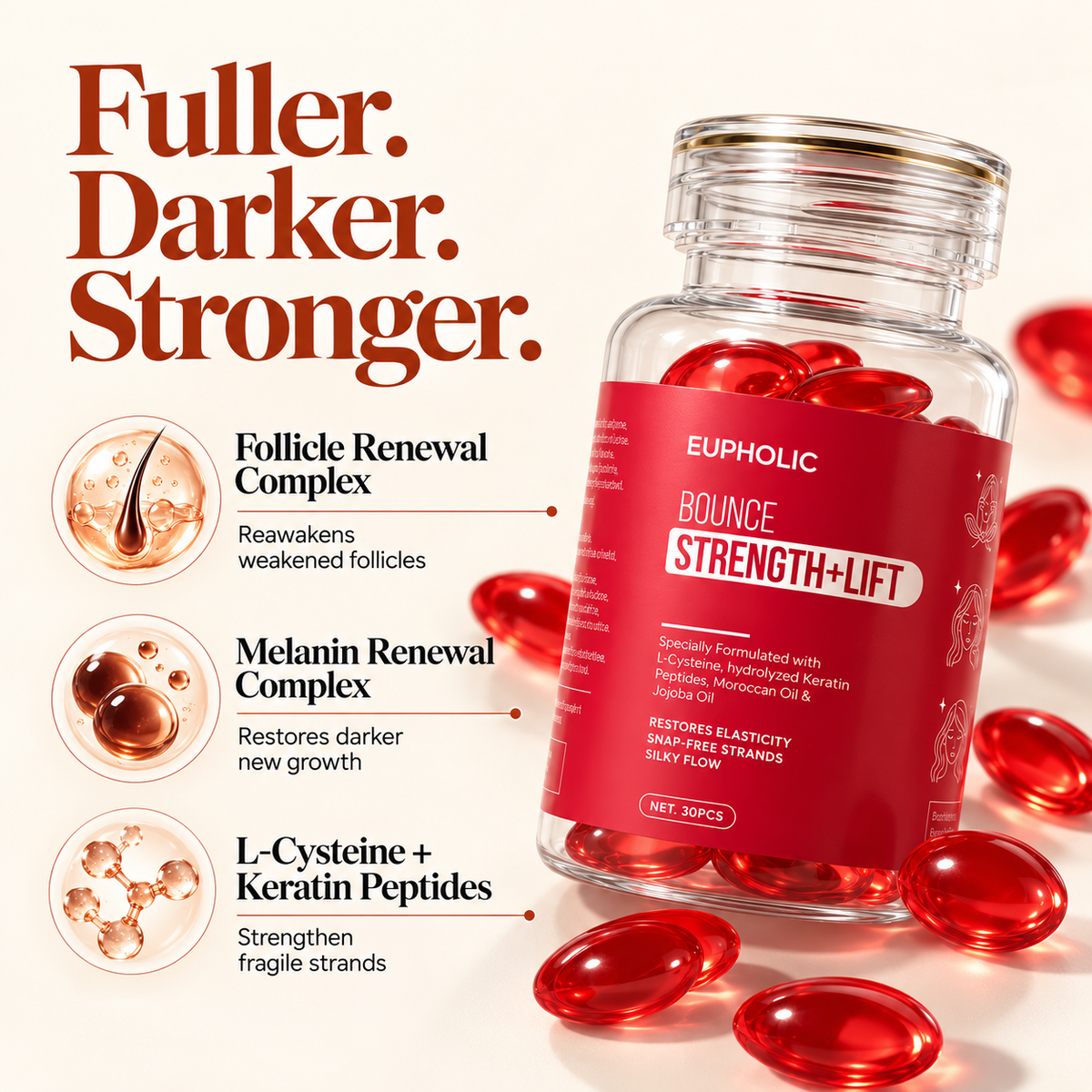 Reverse-Aging Hair Capsules