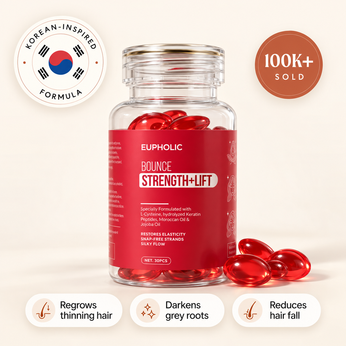 Reverse-Aging Hair Capsules